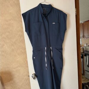 Figs Blue/Gray scrub jumpsuit size medium